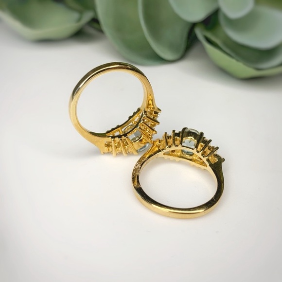 RING | Genuine Blue Topaz - Picture 5 of 7